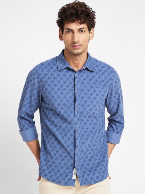 beb8d84e-cb70-4e1f-b60a-ae995a54fc1e1694785981632BeingHumanMenBlueSlimFitOpaquePrintedCasualShirt1